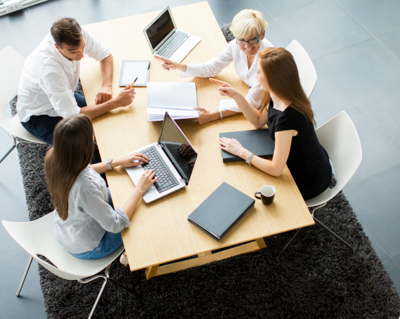 français professionnel, le cours en groupe