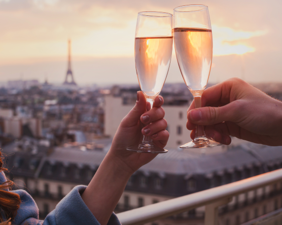 Champagne, Paris, cours de français en ligne, français général